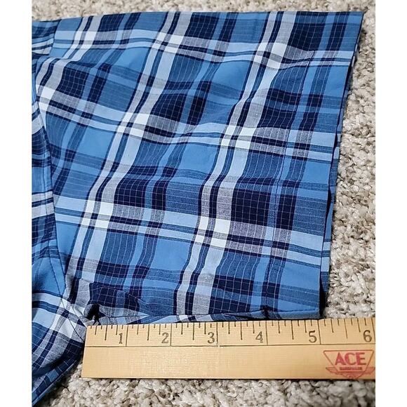 POLO RALPH LAUREN MEN'S STRETCH PAJAMA TOP -SHORT SLEEVE -BUTTON FRONT LARGE - Picture 9 of 9